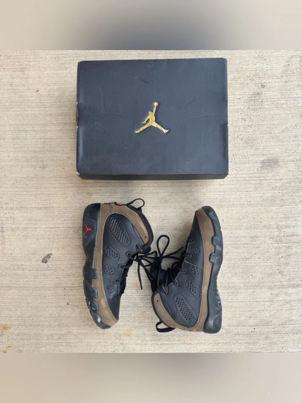 Kids Air Jordan 9 Retro “Olive”